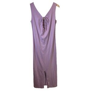 Nation Los Angeles Gracie Tank Dress Lilac Women's Size XS Boho Beachy Bodycon